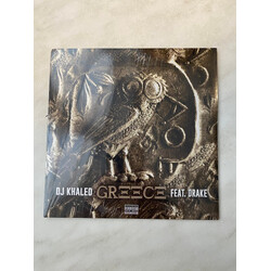 DJ Khaled and Drake Greece Limited SIGNED GOLD 7" vinyl SINGLE
