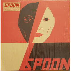 Spoon Lucifer On The Sofa ORANGE BLACK QUAD SPLIT Vinyl LP
