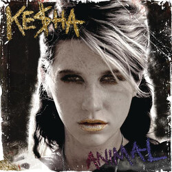 Kesha Animal Expanded Limited CLEAR GOLD BLACK SWIRL vinyl 2 LP
