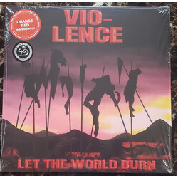 Vio-Lence Let The World Burn Limited RED ORANGE MARBLE 12" vinyl EP