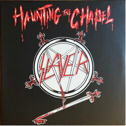 Slayer Haunting The Chapel RED BLACK SPLIT 12" vinyl EP 45RPM