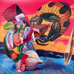 The Mars Volta Octahedron Limited numbered VMP BLUE RED MARBLE vinyl 2 LP
