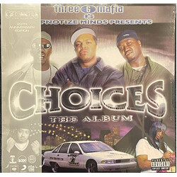 Three 6 Mafia Choices: The Album Limited #d TRANSPARENT BLUE/VIOLET vinyl 2 LP