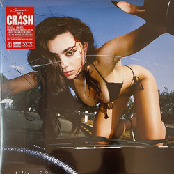 Charli XCX Crash Limited RED BLACK MARBLE vinyl LP + POSTER