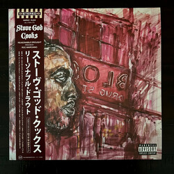 Stove God Cooks Reasonable Drought Limited CLEAR PINK SPLIT vinyl LP+ OBI