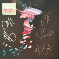 Mayday Parade What It Means To Fall Apart Limited CLEAR BLACK WITH MAGENTA SPLATTER vinyl LP SIGNED