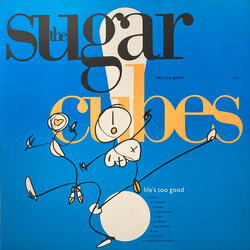 The Sugarcubes Life's Too Good vinyl LP ALT COVER BLUE