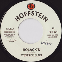 WestsideGunn Rolack's Limited 7" vinyl LP 45RPM