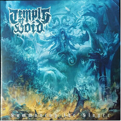 Temple Of Void Summoning The Slayer Limited WHITE IN BLUE ORANGE SPLIT WITH SPLATTER vinyl LP
