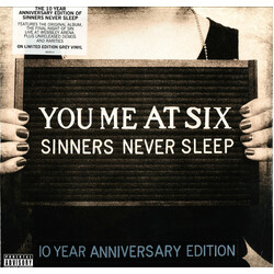 You Me At Six Sinners Never Sleep 10th Anniversary Deluxe Limited GREY vinyl 3 LP + SIGNED POSTER