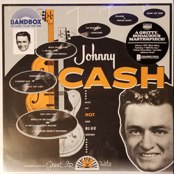 Johnny Cash With His Hot And Blue Guitar Limited BLUE ORANGE SWIRL vinyl LP MONO