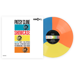 Patsy Cline Showcase VMP remastered YELLOW ORANGE BLUE SPLIT vinyl LP MONO