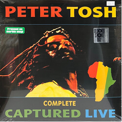 Peter Tosh Complete Captured Live ORANGE GREEN MARBLE vinyl 2 LP