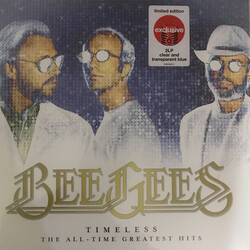 Bee Gees Timeless The All-Time Greatest Hits CLEAR/BLUE Vinyl 2LP