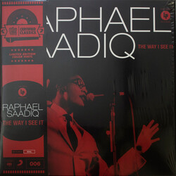 Raphael Saadiq The Way I See It Limited numbered TRANSLUCENT RED SMOKE vinyl LP