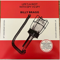 Billy Bragg Life's A Riot With Spy Vs Spy 30th Anny Limited ORANGE Vinyl LP 45RPM