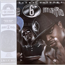 Three 6 Mafia Most Known Unknown Limited numbered BLACK SILVER STREAK vinyl 2LP