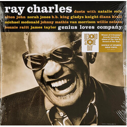 Ray Charles Genius Loves Company Limited GOLD Vinyl 2 LP gatefold