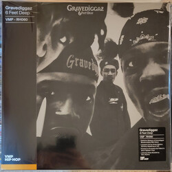 Gravediggaz 6 Feet Deep Limited remastered VMP BLACK SILVER SPLATTER vinyl 2 LP