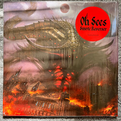Thee Oh Sees Smote Reverser Limited GREY ORANGE BLUE TRI STRIPE Vinyl 2 LP 45RPM