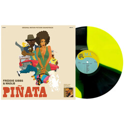 Freddie Gibbs Madlib Piñata '74 Limited YELLOW BLACK vinyl LP ALT COVER reissue
