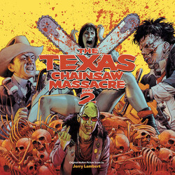 Jerry Lambert The Texas Chainsaw Massacre Part 2 Limted SILVER RED SPLATTER 180gm vinyl 2 LP