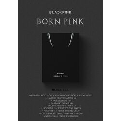 Blackpink Born Pink limited edition deluxe COMPLETE CD box set