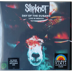 Slipknot Day Of The Gusano Multi DVD/Clear Vinyl 3 LP