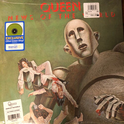 Queen News Of The World OLIVE GREEN vinyl LP