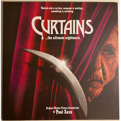 Paul Zaza Curtains Original Motion Picture Soundtrack Waxwork Records 180GM Blood And Ice vinyl LP