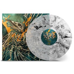 Lamb Of God Omens limited CLEAR/SILVER/BLACK MARBLED vinyl LP