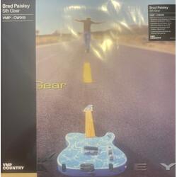 Brad Paisley 5th Gear Yellow Blue Vinyl 2 LP