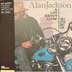 Alan Jackson A Lot About Livin' And A Little 'Bout Love BLUE VINYL LP