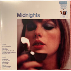 Taylor Swift Midnights BLUE Vinyl LP + SIGNED CARD