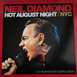 Neil Diamond Hot August Night NYC limited edition RED VINYL 2 LP