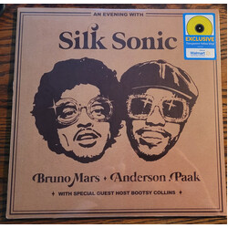 Silk Sonic An Evening With Silk Sonic TRANSPARENT YELLOW VINYL LP