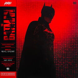 Michael Giacchino The Batman soundtrack Mondo webstore RED/GREEN/BLACK SPLATTER VINYL 3 LP