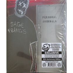 Sage Francis Personal Journals BLACK SPLIT SPLATTER VINYL 2 LP SIGNED