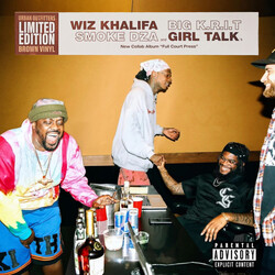 Wiz Khalifa / Big K.R.I.T. / Smoke DZA / Girl Talk Full Court Press BROWN Vinyl LP