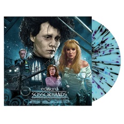 Danny Elfman Edward Scissorhands 2023 reissue BLUE W/BLACK PURPLE BLUE SPLATTER VINYL LP