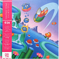 Hiroshi Kawaguchi Fantasy Zone ファンタジーゾーン PINK COLOUR IN COLOUR BLUE SPLATTER VINYL LP NEW