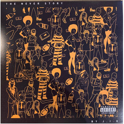 J.I.D The Never Story ORANGE Vinyl 2 LP