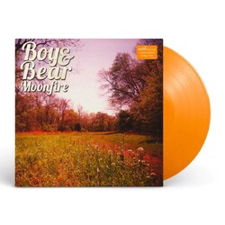 Boy & Bear Moonfire limited ORANGE VINYL LP