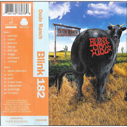 Blink-182 Dude Ranch CASSETTE black shell coloured sticker