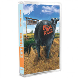 Blink-182 Dude Ranch Cassette green shell with white writing