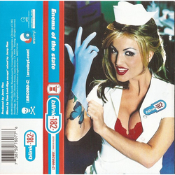 Blink-182 Enema Of The State Cassette BLACK SHELL COLOUR STICKER