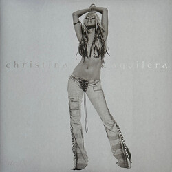 Christina Aguilera Stripped WHITE BLACK SPLATTER Vinyl 2 LP