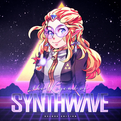 Helynt The Legend of Synthwave Deluxe RED and PURPLE 2LP VINYL