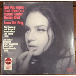 Lana Del Rey Did You Know That There's A Tunnel Under Ocean Blvd US TARGET ISSUE DARK PINK VINYL 2 LP +POSTER