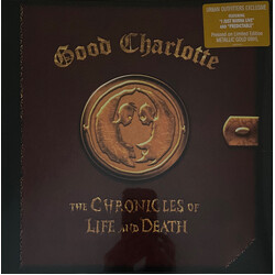 Good Charlotte The Chronicles Of Life And Death 2023 GOLD/BLACK SWIRL VINYL LP